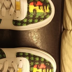 Cusom Bob Marley Nike Air Force 1's